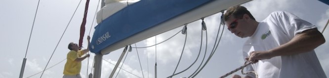 Timonel de Yate de Vela y Motor