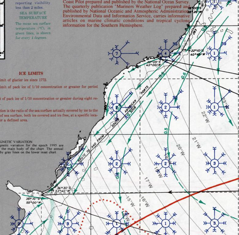 Pilot Chart: Rutas