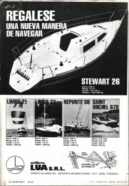 Anuncio publicitario del 'Stewart 26'