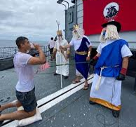Cruce del ecuador de la Fragata Libertad