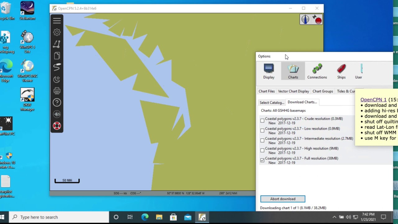 Review de OpenCPN