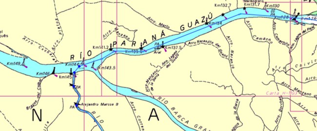Río Paraná Miní, Vuelta Mala
