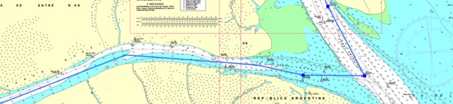 Río Paraná Guazú, Rio de la Plata, hacia Río Uruguay