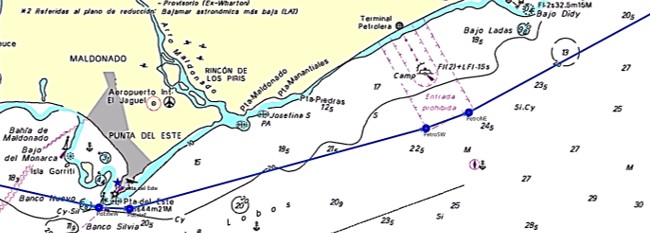 Canal de Lobos a Punta José Ignacio