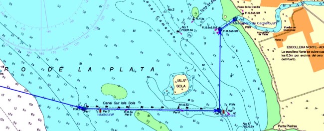 Canal al Sur de la Isla Sola
